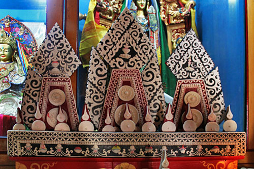 Pokhara-Shree-Gaden-Dhargay Ling Monastery4 Yak butter sculptures take months to carve