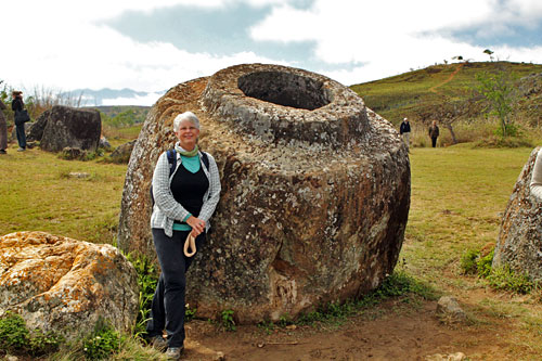 Plain-of-Jars-14 Largest jar found to date is 8.2 fgeet in diameter and 8.4 feet high