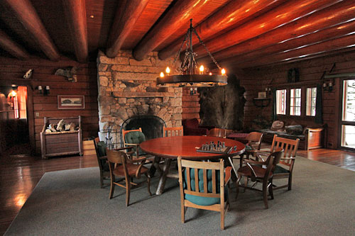 Great-Camp-Sagamore-Lodge-Common-Room Ground floor common room in main lodge, Great Camp Sagamore