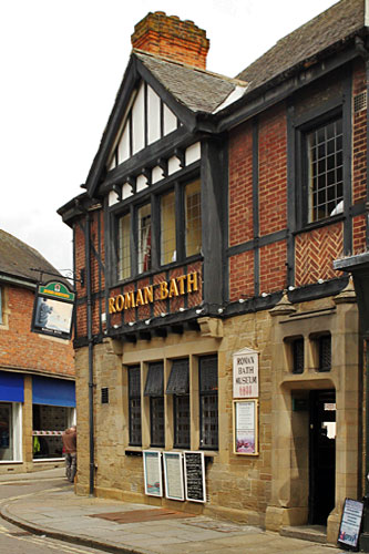 Roman-Baths Ancient Roman baths were discovered in the cellar of the Roman Baths Pub