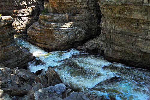 AuSable-Chasm4 Deep in the bowels of AuSable Chasm